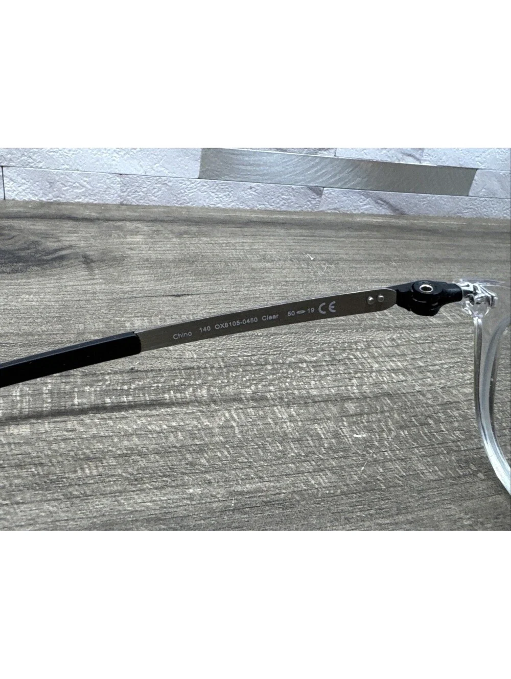 OAKLEY PITCHMAN R OX8105-0450 Clear/Grey Eyeglasses Frames 50[]19-140